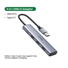 Bộ chia USB 3.0 to 4*USB 3.0 + Type C Ugreen 20805