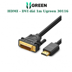 Cáp chuyển HDMI to DVI dài 1m Ugreen 30116