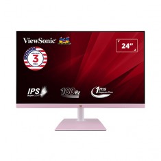 Màn Hình 24 inch Viewsonic VA2436-H-PN  IPS FHD 100Hz - Màu Hồng