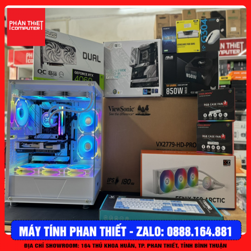 Trọn bộ PC Gaming i7 14700F ( I7 14700F / 32GB / 512GB / RTX 4060 8GB / LCD 27 INCH )