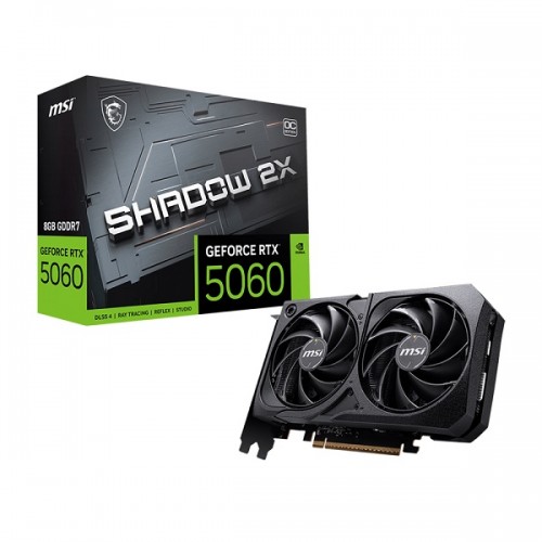 VGA MSI GEFORCE RTX 5060 8G SHADOW 2X OC