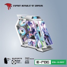 Vỏ case VSP ESPORT ES1-G.ART - TRẮNG - KÈM 3 FAN